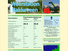 Tablet Screenshot of meteobakkeveen.nl